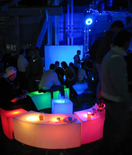 Lighted seats