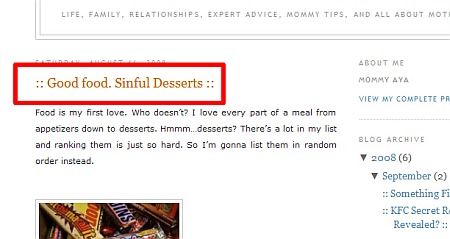 Chocolate Post, Good Food Sinful Desserts from weBlog.