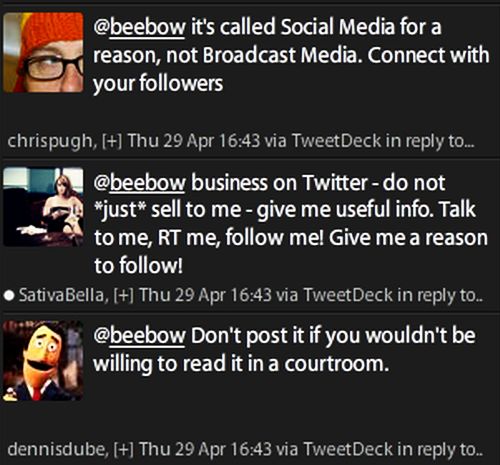 Tweet Best Practice: Don't post it if you aren't willing to read it in a court room.