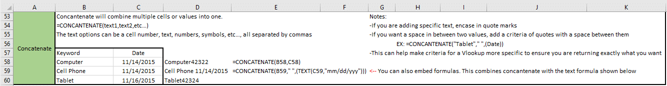 Concatenate