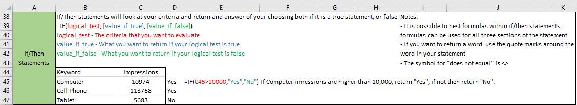 If-Then Statements