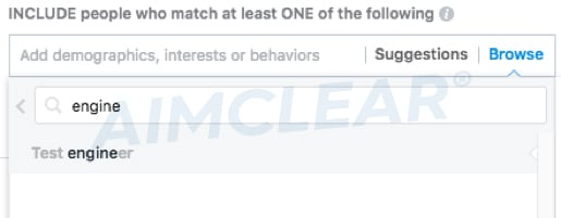 Enter the job title you want in Demographics > Work > Job Title