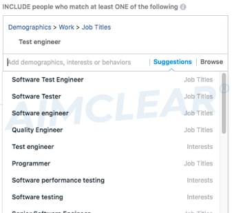 Click out of Job Titles and back in the Suggestions menu.