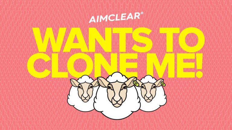 AIMCLEAR wants to clone me Pink Sheep Award