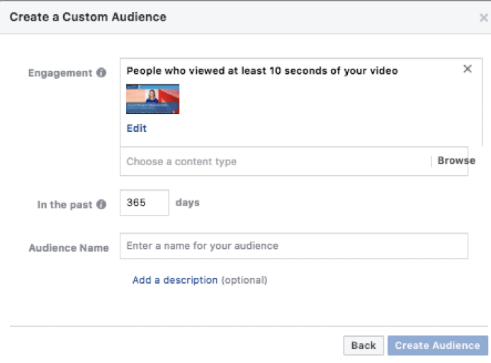 Name your Audience
