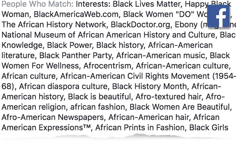 Estimated 78,000,000 Facebook users are interested in African American things