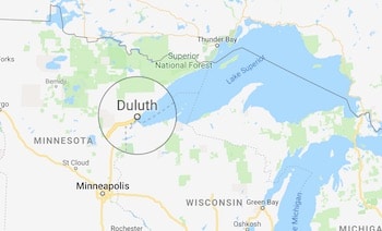 Duluth MN Map
