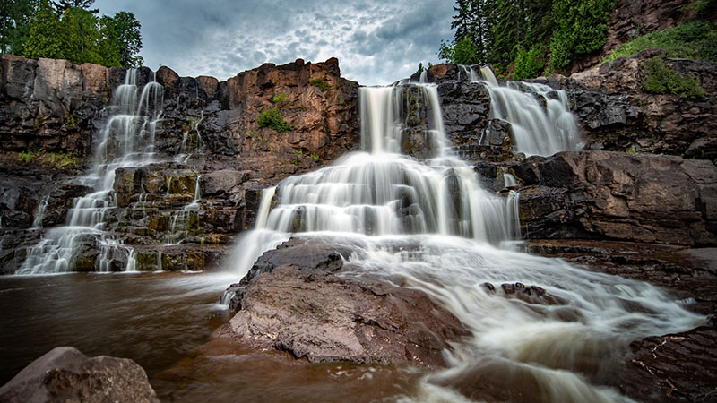 picture of Gooseberry falls to illustrate tourism place