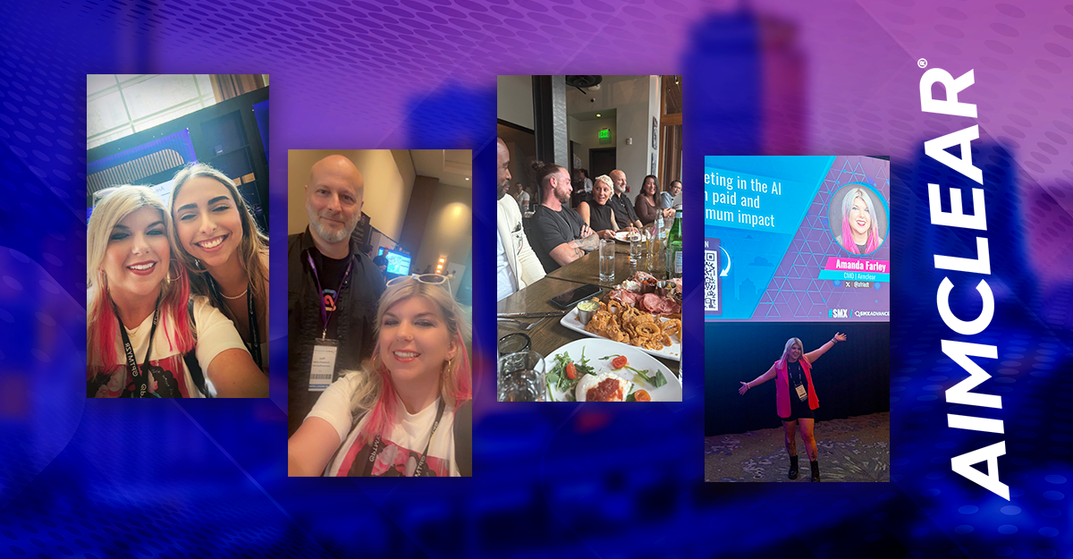 Featured blog post image - Collage of photos from SMX Advanced