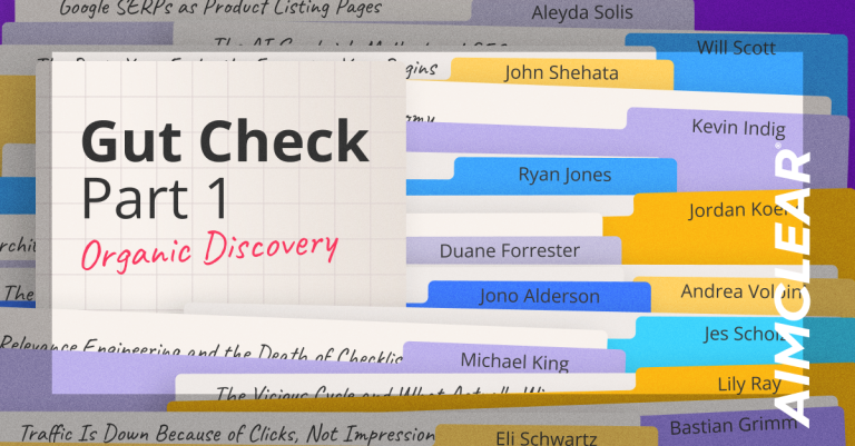 Gut Check Part 1: Organic Discovery